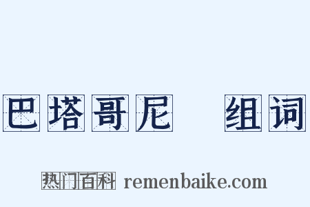 巴塔哥尼亞组词是什么意思的图片